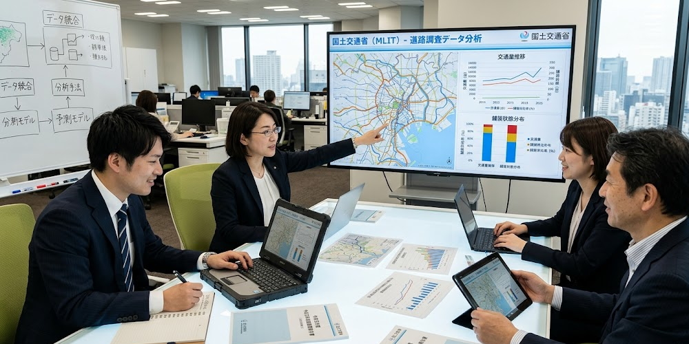 パブリックコミュニケーション研究所様からの道路調査データ分析支援予定