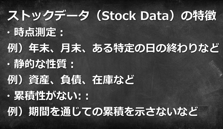 ストックデータ（Stock Data）