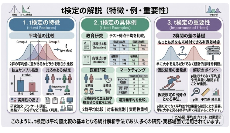 t検定(t-test)