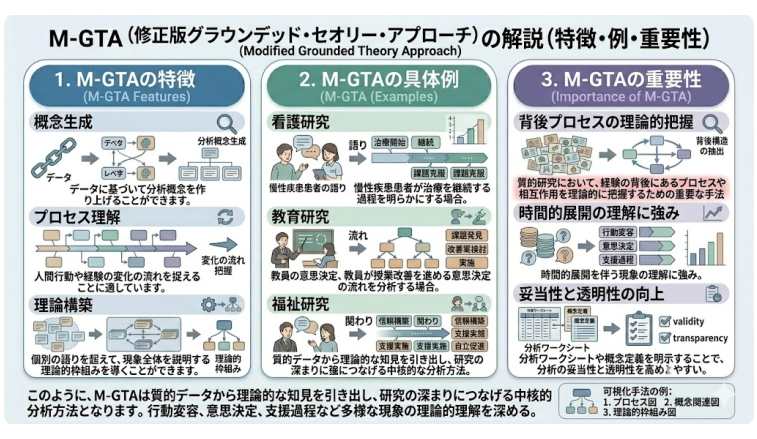 M-GTA(修正版グラウンデッド・セオリー・アプローチ)
